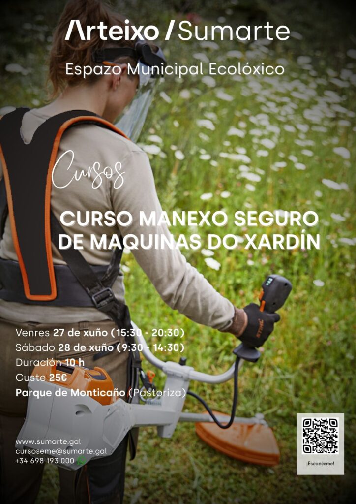 Curso Manexo seguro maquinas xardin